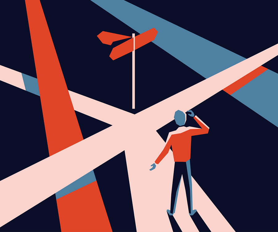 finding your way illustration